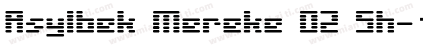 Asylbek Mereke 02 Sh字体转换